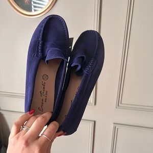 Leather loafers